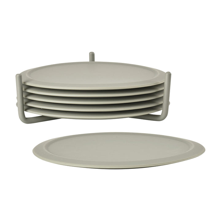 Zone Denmark Glasuntersetzer Singles 6er-Set, Mud