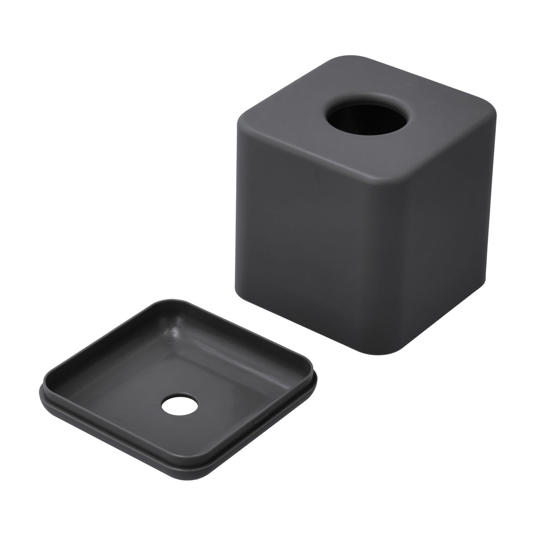 Zone Denmark Taschentuchbox Ume, Schwarz mit abgenommener Bodenplatte