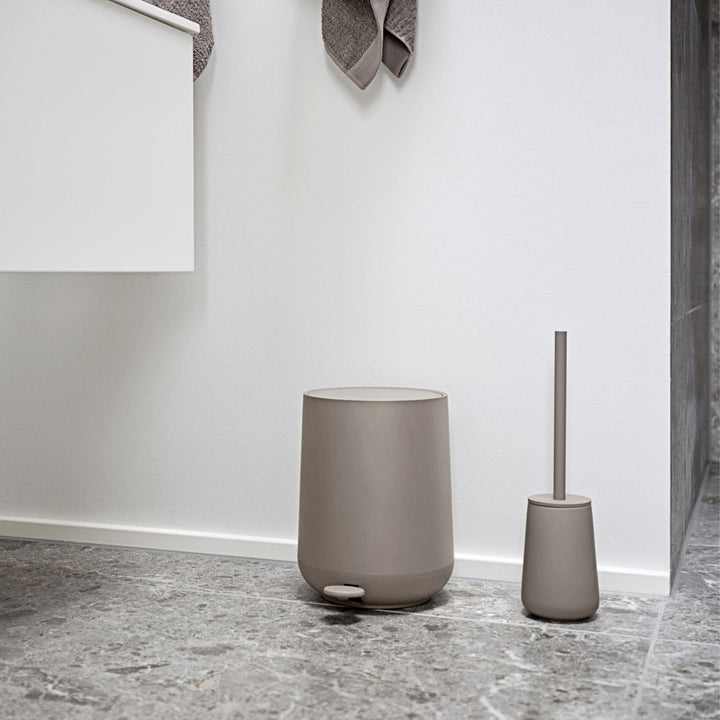 Zone Denmark Toilettenbürste Nova One, Taupe mit Treteimer