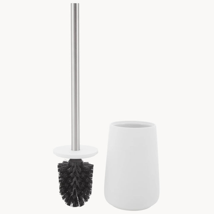 Brosse WC Zone Denmark Nova, blanc, tête de brosse sortie du support