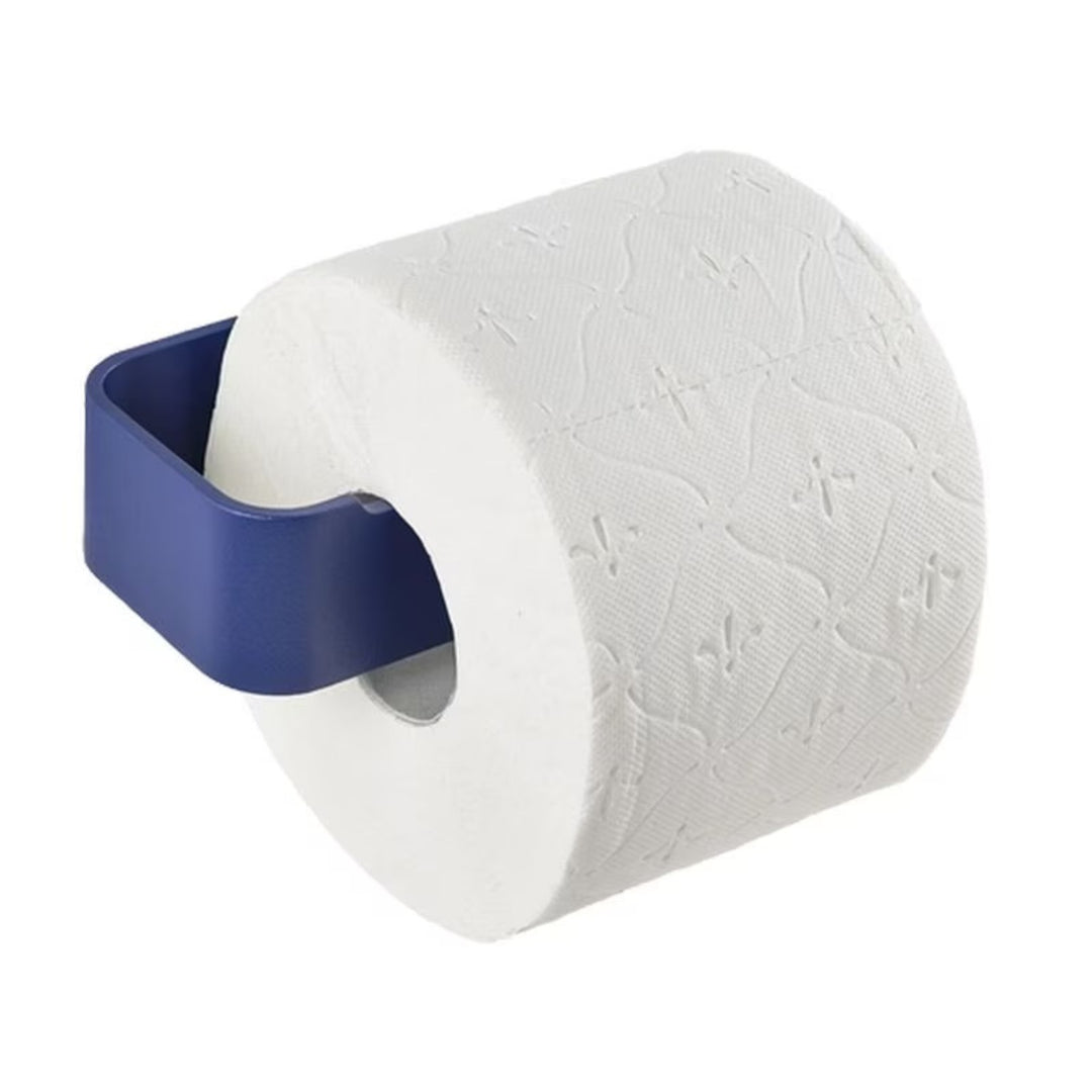 Porte-papier toilette Zone Denmark Ume avec rouleau, indigo