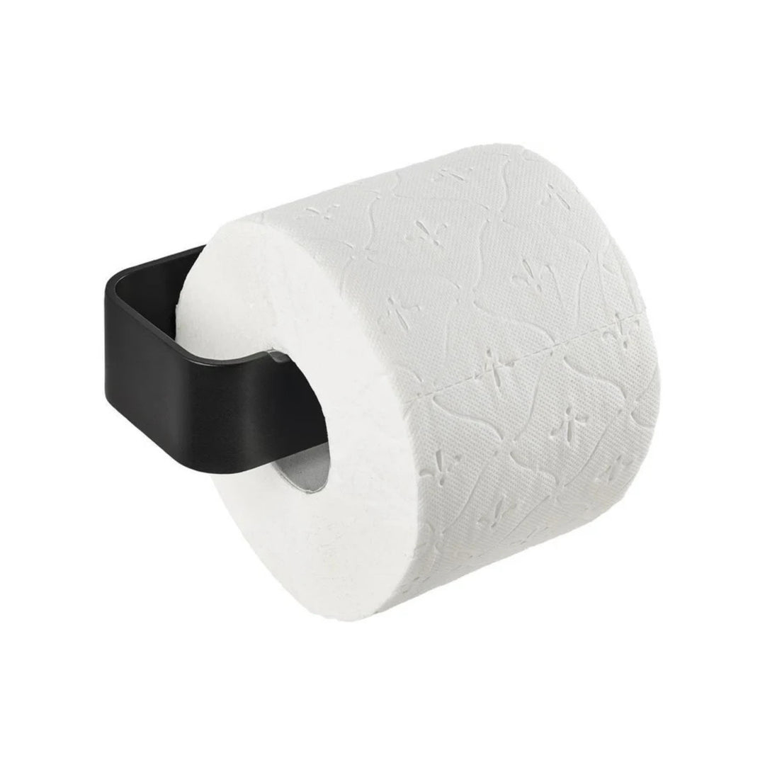 Porte-papier toilette Zone Denmark Ume avec rouleau, noir