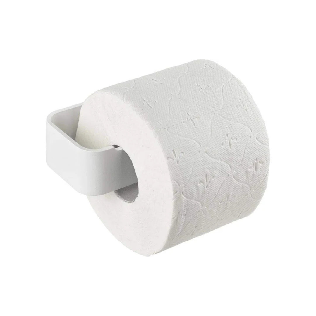 Porte-papier toilette Zone Denmark Ume avec rouleau, blanc