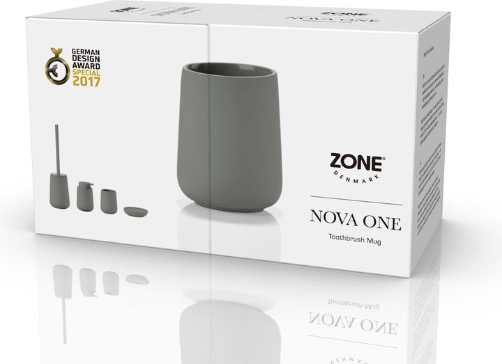Verpackung des Zone Denmark Zahnputzbechers Nova One mit German Design Award 2017